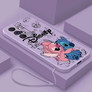 Samsung Galaxy A15 A55 A35 5G A05s A05 M34 M15 5G Casal Abraço Ponto Disney Caso Capa De Borracha Líquida Escudo Proteto em Oferta na Shopee