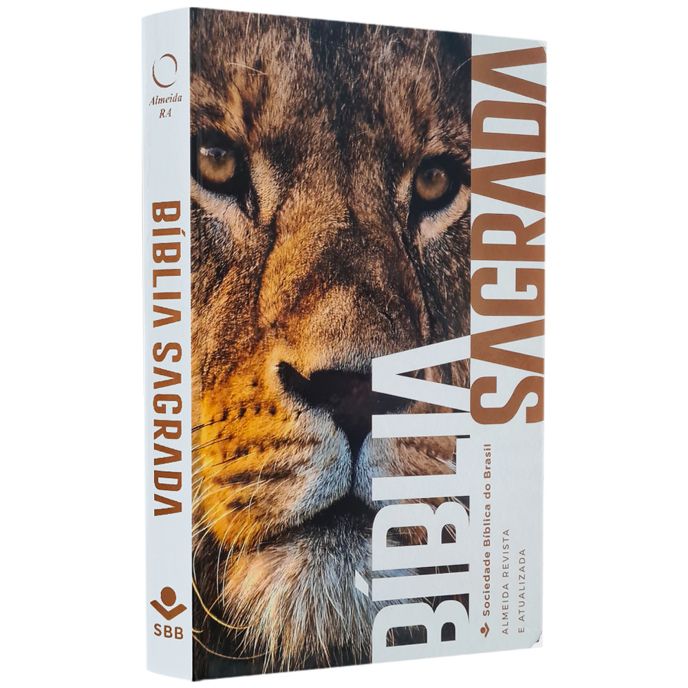 Bíblia Sagrada | ARA | Letra Normal | Capa Dura Leão em Oferta na Shopee