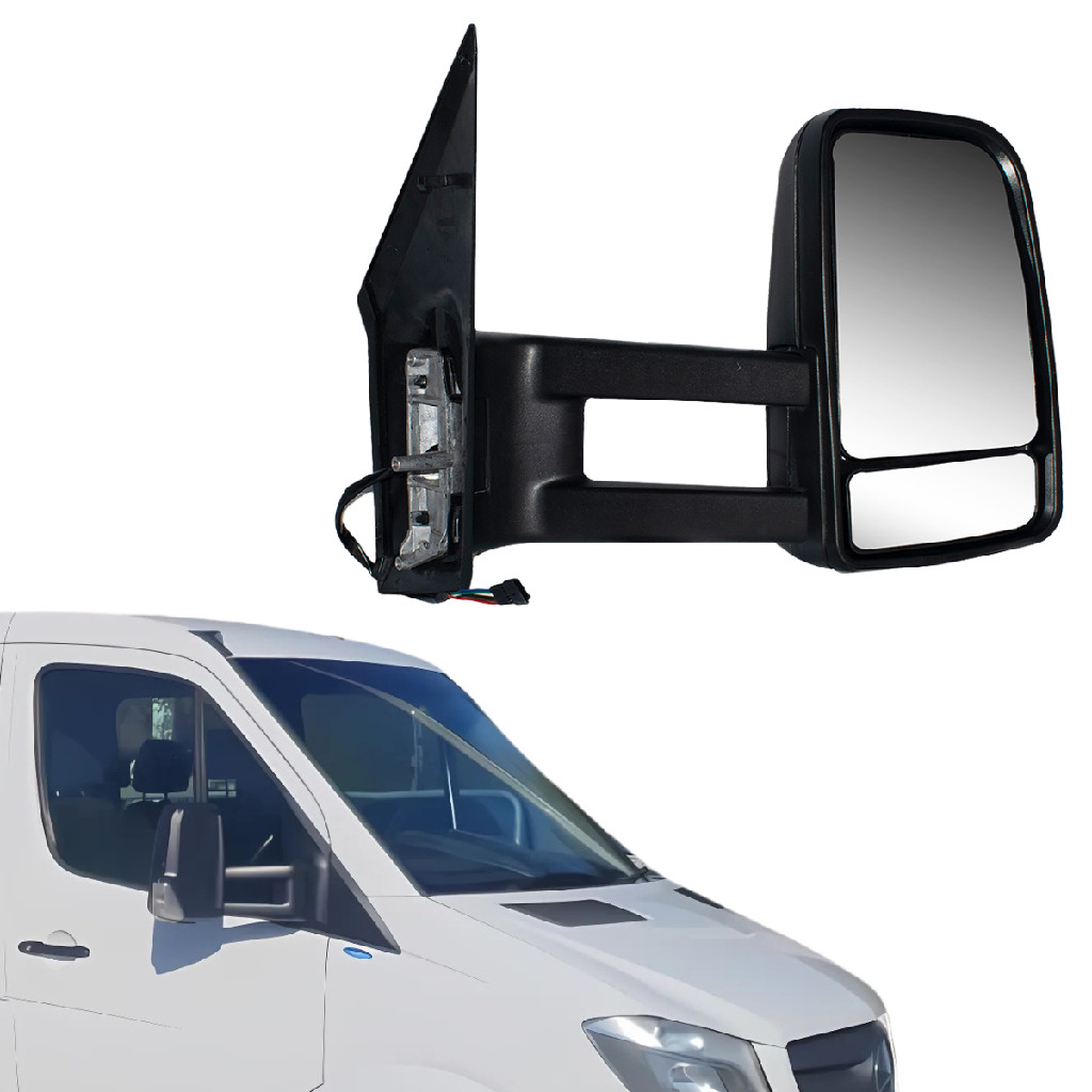Retrovisor Sprinter CDI 313 415 515 Lado Direito Braço Longo