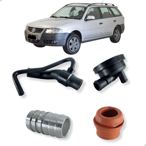 Kit Mangueira Bucha Conexão Antichama Parati Mt Ap G2 G3 G4