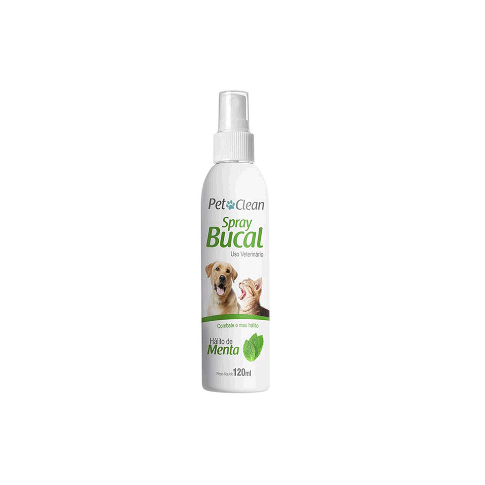 Spray Bucal Bafinho Para Cães Gatos Cachorro Pet Clean 120ml