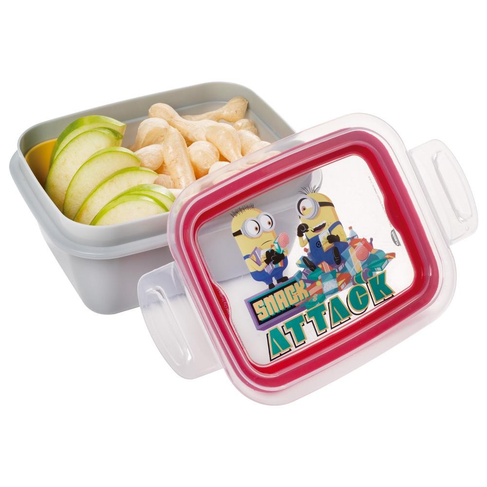 Marmita Hermética com Divisória e Travas Personagens Lancheira Infantil Passeio 630 ml Plasútil em Oferta na Shopee