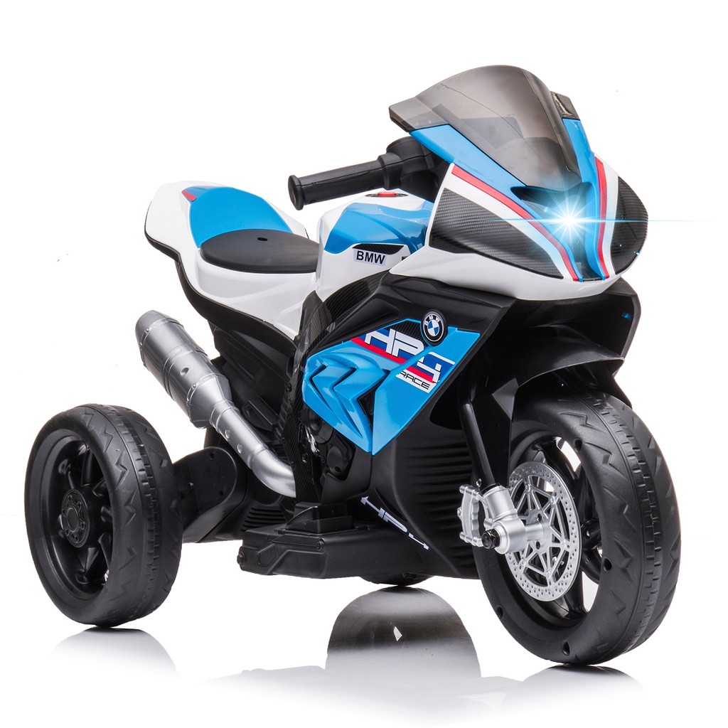 Moto Elétrica Infantil 6V BMW HP4 Com Luz Som E Música Realista 8995 - Zippy Toys