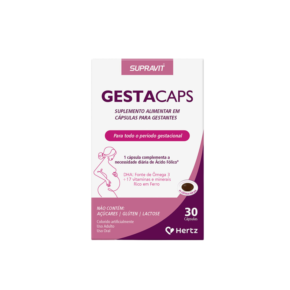 Suplemento de Vitamina Gestacaps Com 30Caps- Kley Hertz