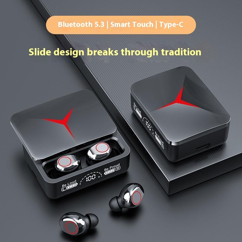 Bluetooth esportes fone de ouvido M10 fone alta fidelidade qualidade som F9 tela grande Di...
