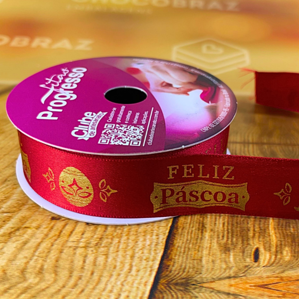 1~4 FITA DE CETIM 22 MM,COM 10 METROS DE FITA - PÁSCOA - FITAS PROGRESSO (COR 1109) em Oferta na Shopee
