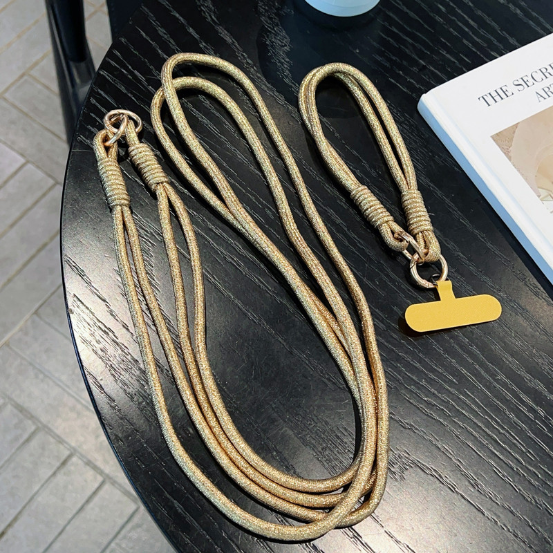 Cordão Universal Curto/Longo Com Glitter , Capa De Telefone Móvel , Corda Suspensa , Alça De Chaveiro Anti-Perda