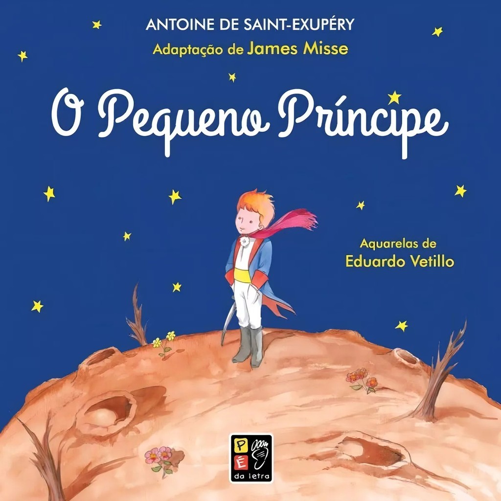 Pequeno Principe Aquarela |  Antoine De Saint em Oferta na Shopee