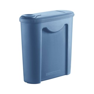Porta Ração Azul 2,35L Pet Sanremo em Oferta na Shopee