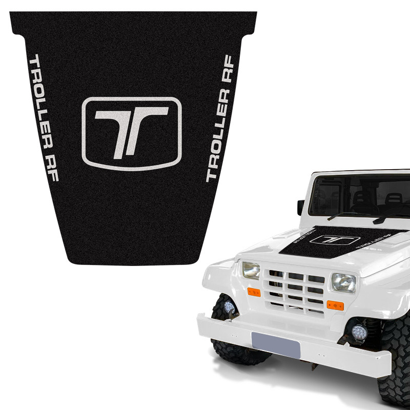 Adesivo Do Capo Troller Rf 1995 Ate 2000 Aplique Logo Cinza em Oferta na Shopee