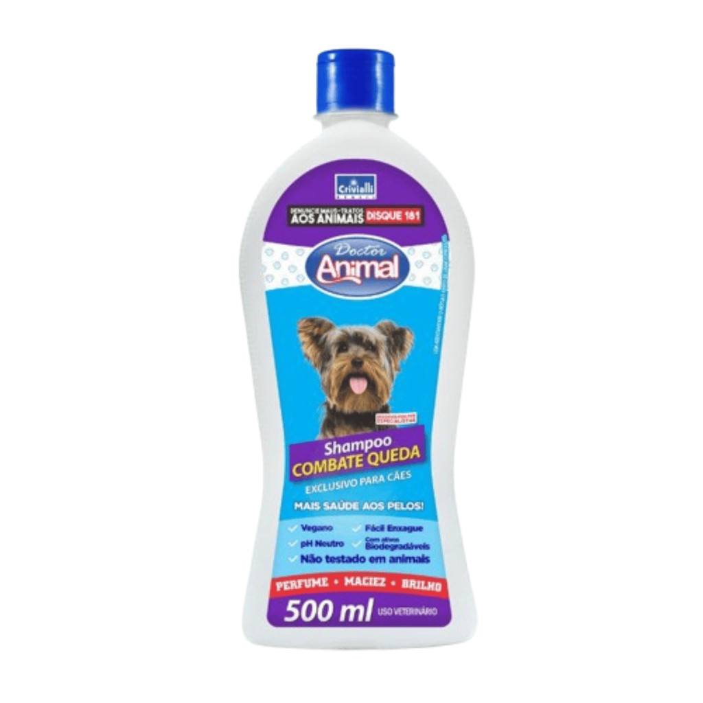 Shampoo Combate Queda De Pelos Cachorro Doctor Animal para Cachorro 500ml