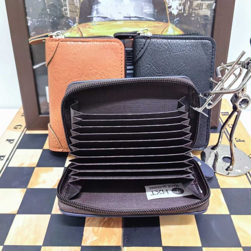 Porta Cartão Masculina Couro Sintético Porta Cartões Carteira em Oferta na Shopee