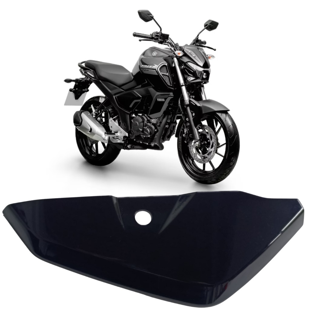 Acabamento Carenagem Paralama Lateral Direito Fz15 Preto Original Yamaha 2023 2024