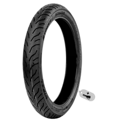 Kit Pneu Moto Vipal ST600 275-17 Dianteiro CG FAN TITAN Uso Sem Câmara + VALVULA PNEU S/C TR-412