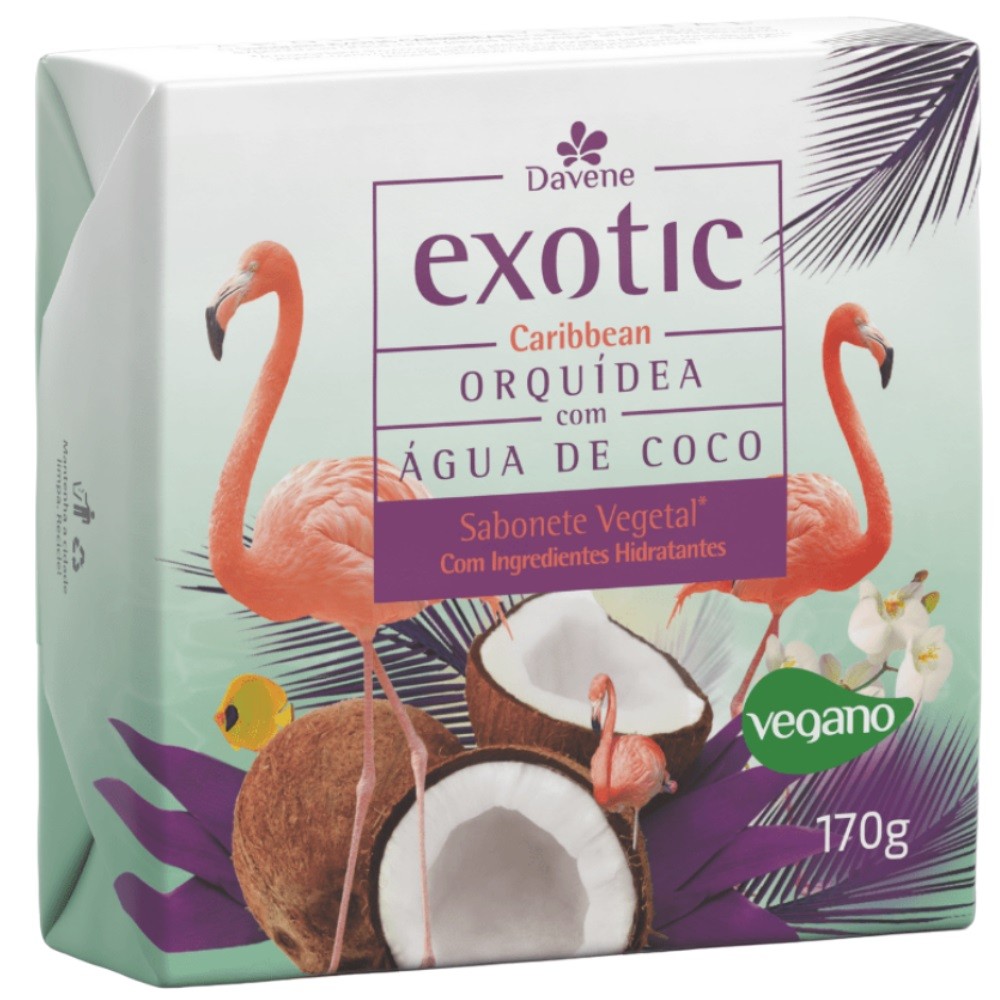 Sabonete Vegetal Hidratante Caribbean Exotic 170g Davene