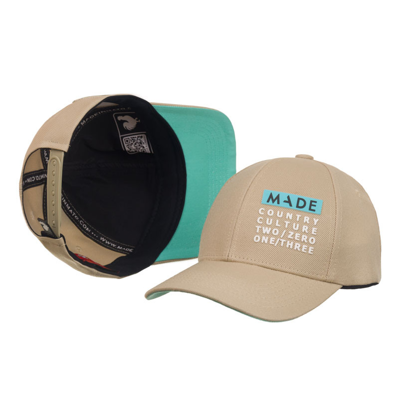 Boné Sport Made in Mato Country Culture Blue Logo Kaki