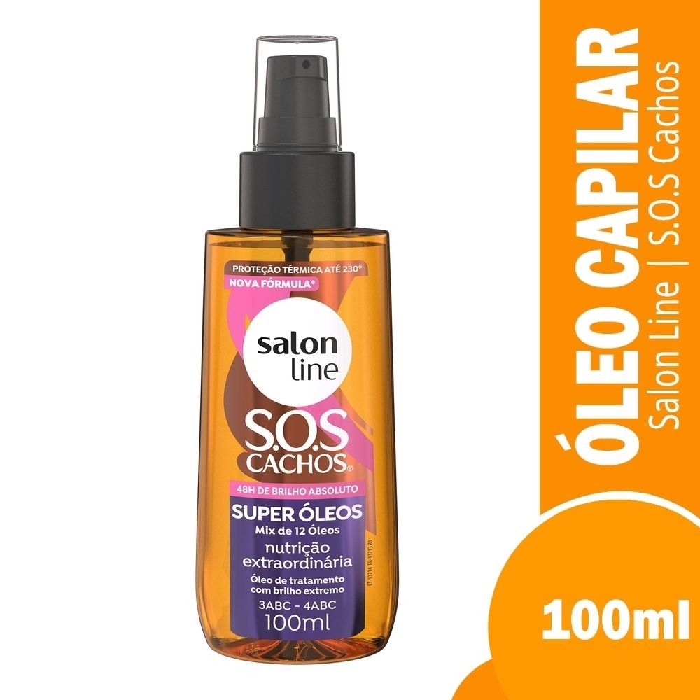 Óleo Capilar Salon Line SOS Cachos Super Óleos 100ml - Beauty