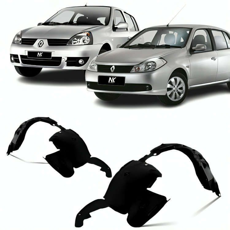 Par/Un Parabarro Dianteiro Clio 03 Á 2016 Symbol 09 Á 2013 ASA URUBU MORCEGAO FORRO RODA CASCA em Oferta na Shopee