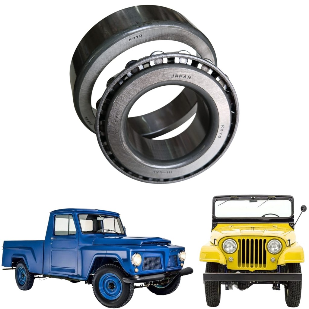 Rolamento Lateral Da Coroa / Pinhão Jeep / Rural / F 75 / F 100 / Maverick Ford Willys