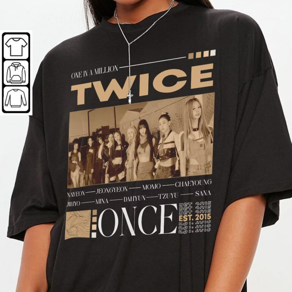Blusa Algodão Camiseta Camisa Estilo Kpop Coreano Música Internacional Visual Idols Unissex