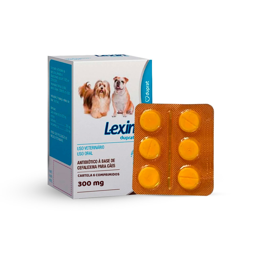 Lexin 300mg - cartela com 6 comprimidos - OFERTA VALIDADE CURTA Val 09/2026