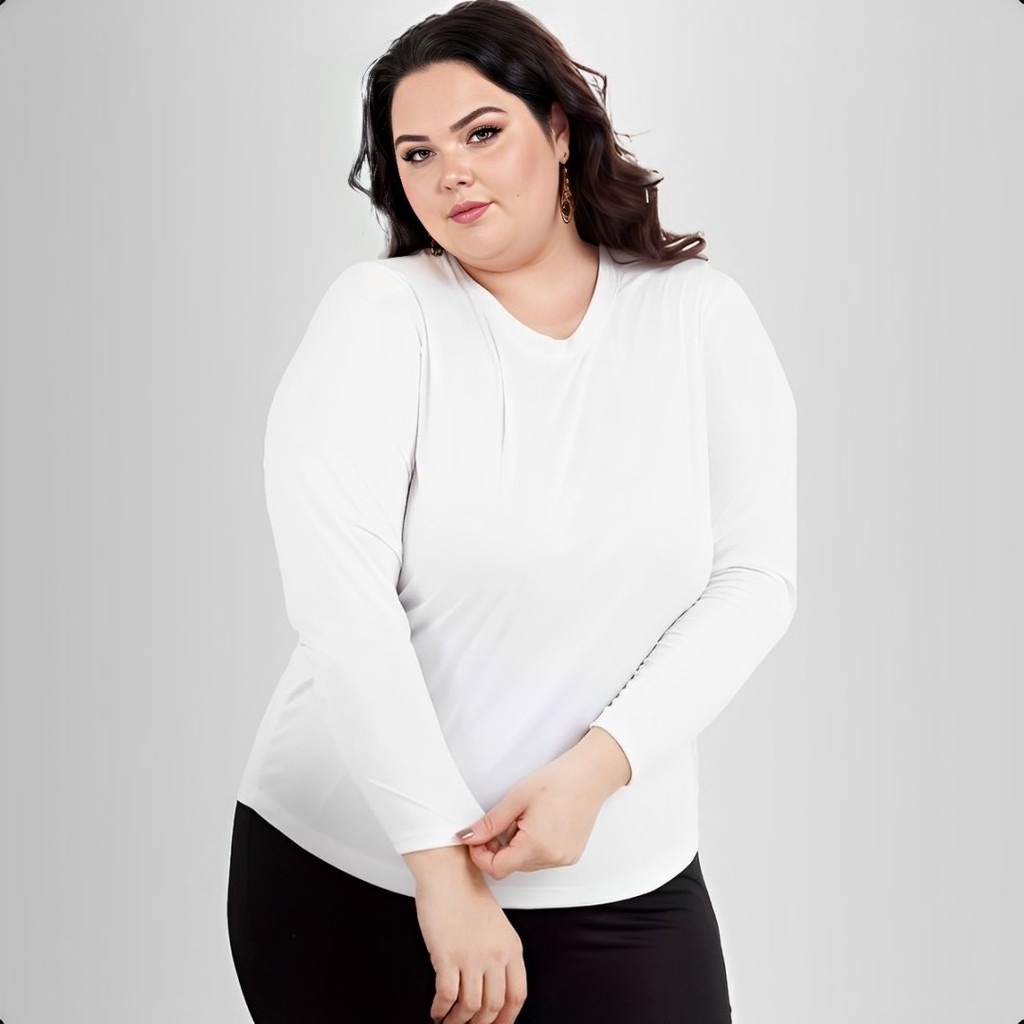 Camisa Feminina Proteção Solar Termica Segunda Pele Uv Plus