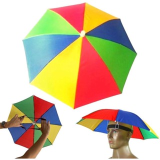 Mini Sombrinha De Cabeça Colorida Dança Carnaval Festa em Oferta na Shopee