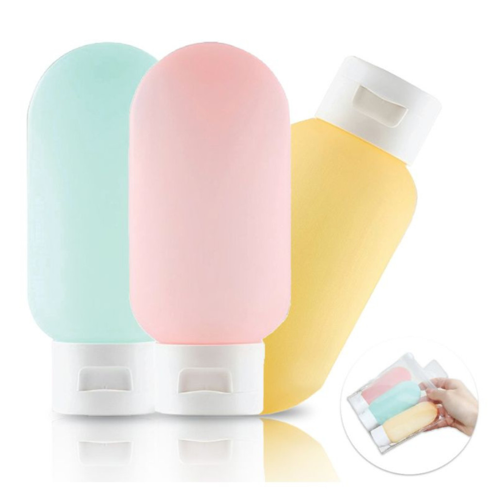 Kit Viagem Frasco Shampoo Creme Sabonete 60ml - 03 Pecas em Oferta na Shopee