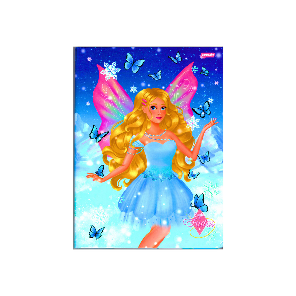 Caderno De Arame Universitário Conto De Fada 80 Folhas  - JANDAIA CAPA:AZUL em Oferta na Shopee