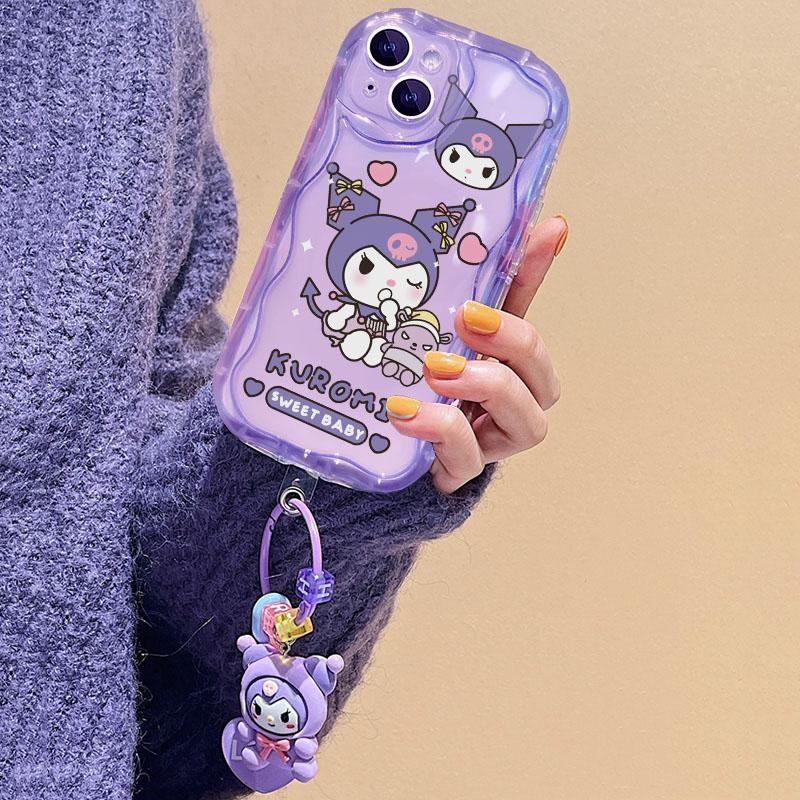 Capa Hello Kitty Kuromi Para Samsung Galaxy A56 A26 A50 A36 A16 A06 A73 A50S A30S A55 A35 A25 A15 A21S A51 A31 A12 A22 A