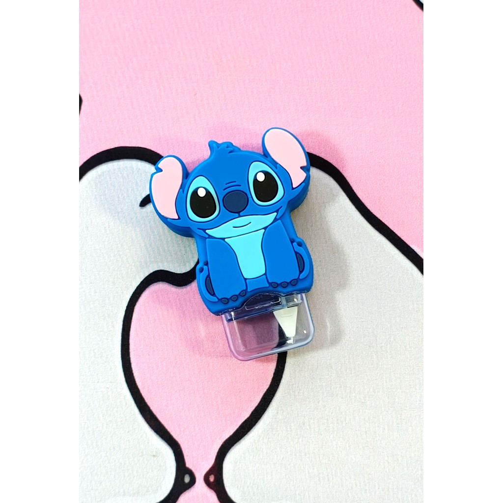 Corretivo fofo do Stitch, material escolar, papelaria fofa