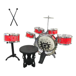 BATERIA INFANTIL BUMBO 30CM VERMELHO BW242VM