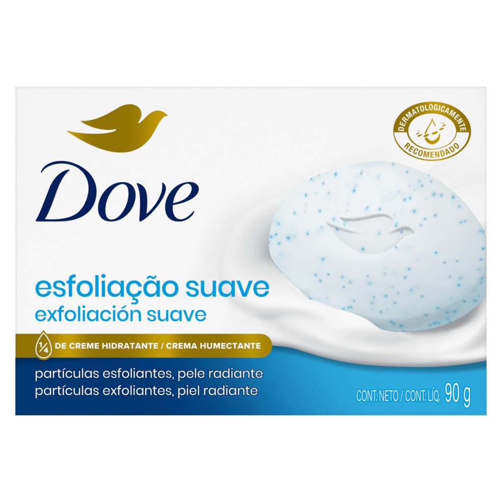 Kit C/ 2 Sabao em barra Dove Esfoliacao Suave 90g
