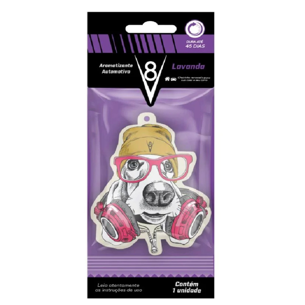 Aromatizante Lavanda V8 - Durador e Aconchegante