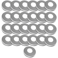 Kit 25 Canoplas Slim Aço Inox para Torneira Conexão 1/2