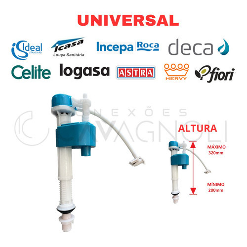 REPARO TORRE DE ENTRADA PARA CAIXA ACOPLADA DECA HYDRA ORIGINAL 1100.SI.58.01