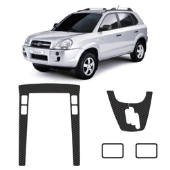 Adesivos Painel Compativel Tucson 2016 Automatico Carbono