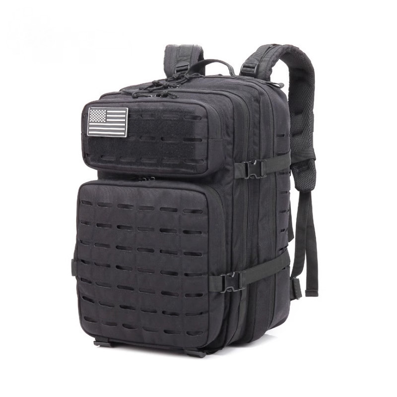 47L Mochila tática para exterior, mochila de viagem, grande capacidade, à prova d'água, bolsa de montanhismo