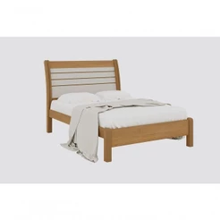 Cama De Casal Queen Esmeralda Plus - D' Doro Cinamomo/off White