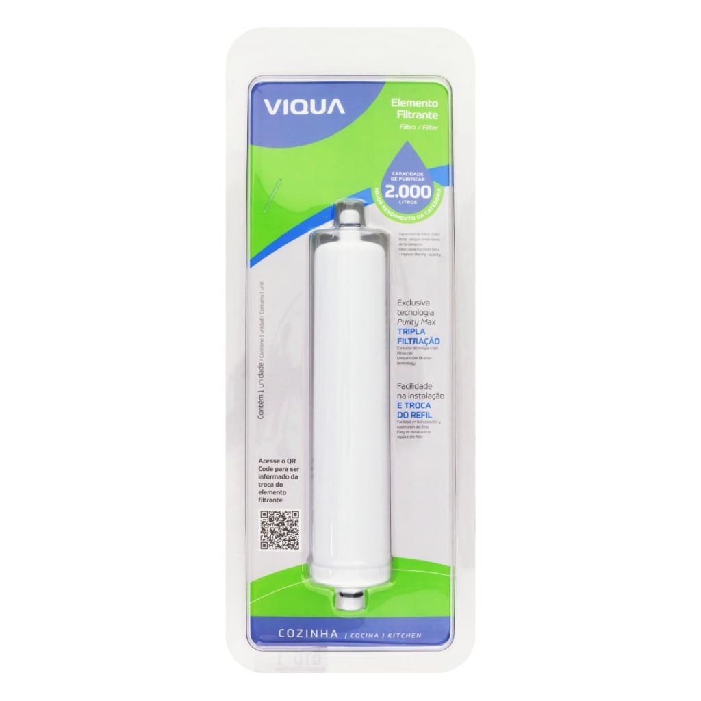 Reposição Universal Elemento Filtrante Vitalité - Viqua - Home Appliances