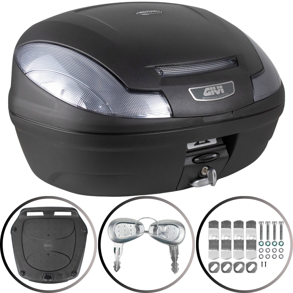 Bauleto Givi 47 Litros Monolock Simply E470nt Fume na Black Friday 2025 | BuscaProdutos