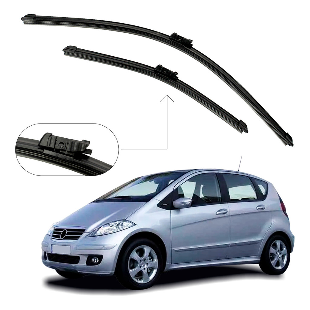 Kit Palheta Limpador Parabrisa Mercedes A200 2006 2007 2008 Paleta Limpador Parabrisa Mercedes A200