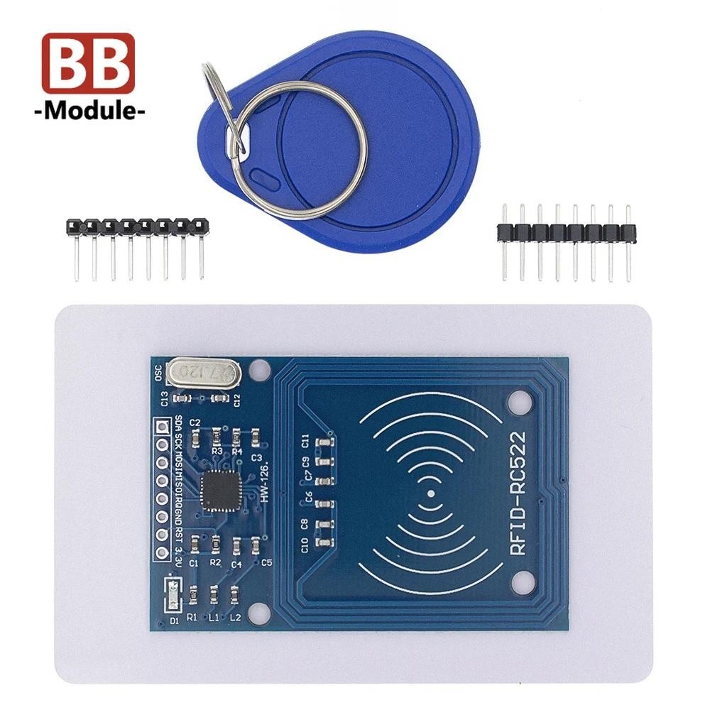 1pcs Módulo RFID Kits RC522 13.56 Mhz 6cm Com Etiquetas SPI Gravação E Leitura Para Arduino