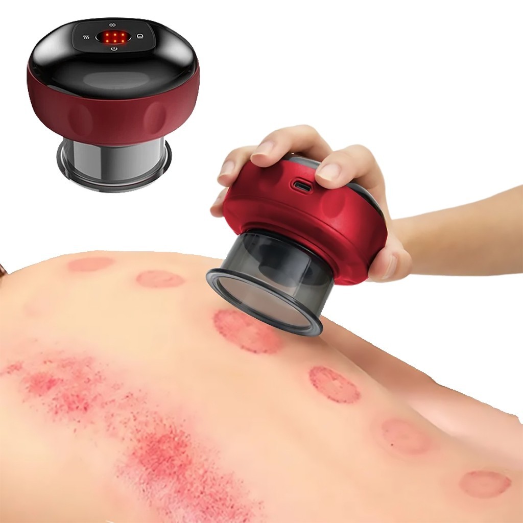 Massageador a Vacuo Sucção Eletrica Massagem Vacuoterapia 6 Modos em Oferta na Shopee