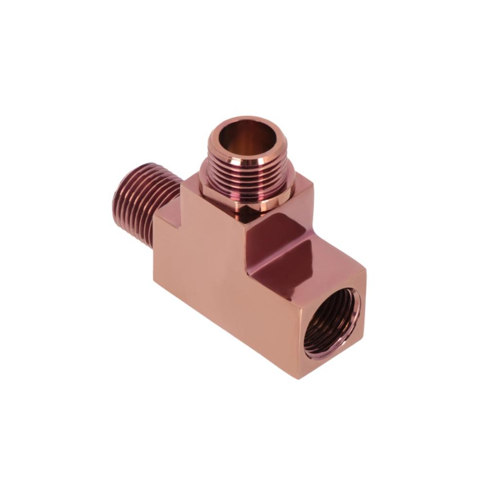 Desviador Para Chuveiro Mundaú Pingoo - Dourado Rose em Oferta na Shopee