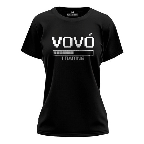 Camiseta Baby Look Vovó Loading Carregando Vou Ser Vovó