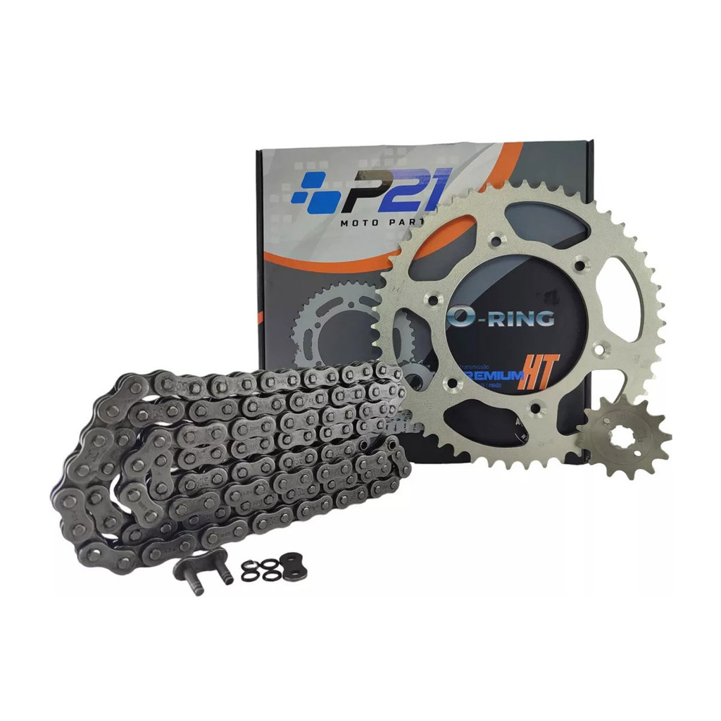 Kit Relação com Retentor Tração CB 250 Twister 2015 P21 Premium