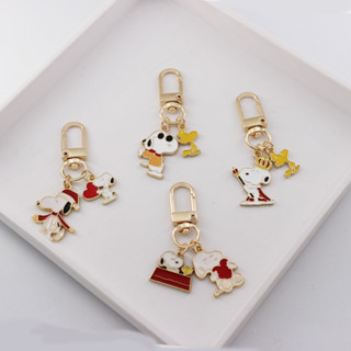 Snoopy Cartoon Chaveiro Liga Pingente Bolsa Escolar em Oferta na Shopee