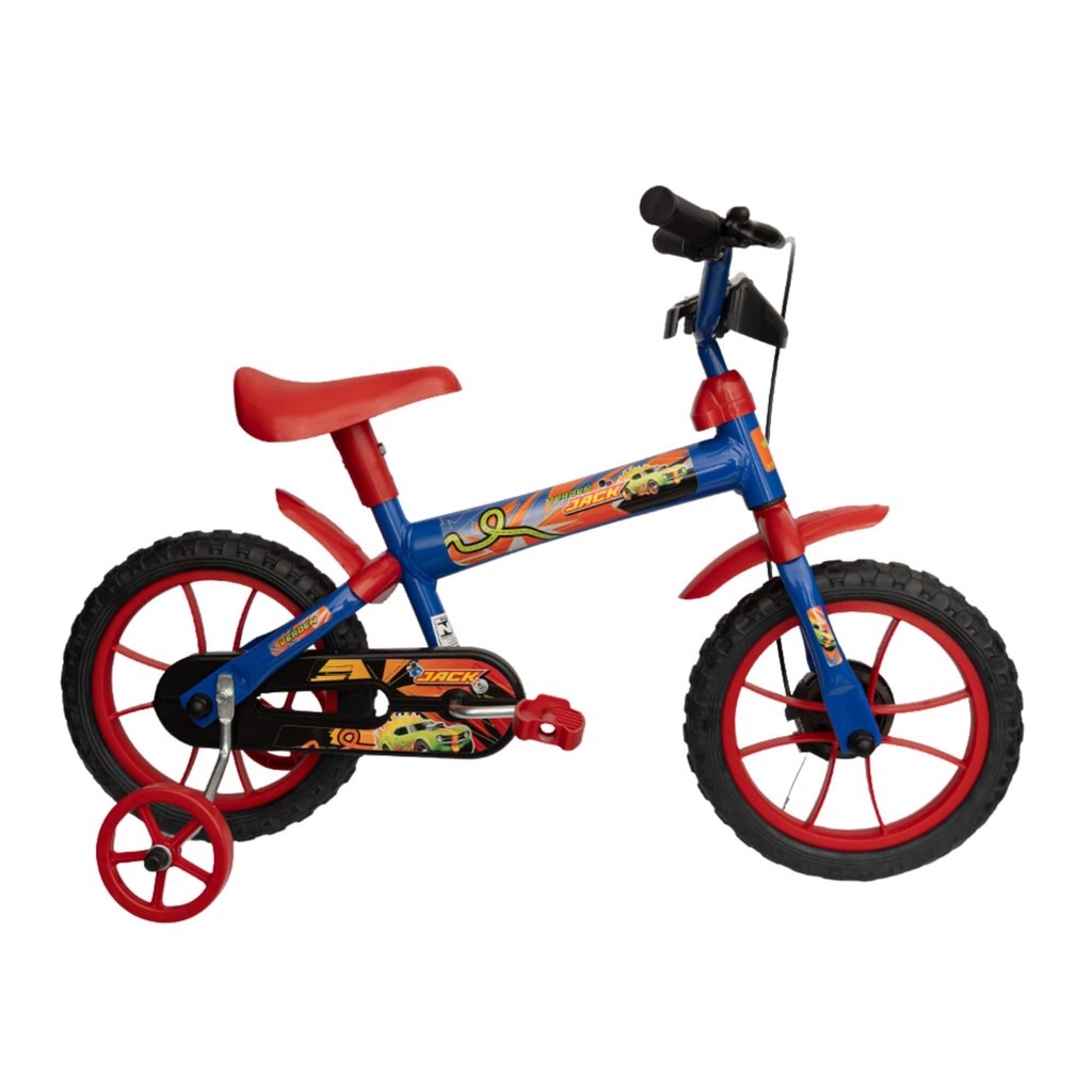 Bicicleta Infantil Jack Aro 12" Azul e Vermelho Verden 10471 Brinquedo Presente Criança Esportes em Oferta na Shopee
