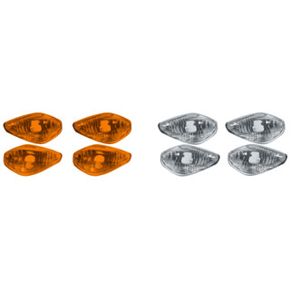 4 Lentes Pisca Seta Cg Titan 150 Fan 160 Start 150 Bros 160 2014 Em Diante em Oferta na Shopee